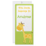 Customized*Giraffe Bookmarks Book