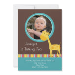 Customized*Giraffe Invitation Card