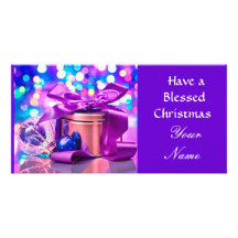 Customized Holiday Christmas Card postcard Customized Photo Card
