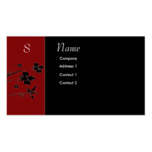 Customized Monogram Business Cards