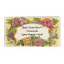 Customized Vintage Floral Canning or Candle Label Personalized Shipping Label