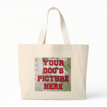 Customized Your Dog's Photo Canvas Bags