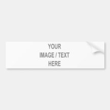 Customized Your Image-Text Here Bumper Sticker