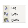 Cut Copy Pasta Post Card