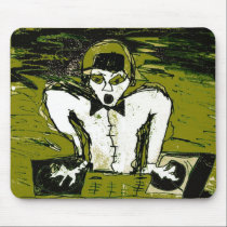cut dj drawing graff mousepads