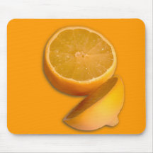 Cut Lemon Mouse Pad