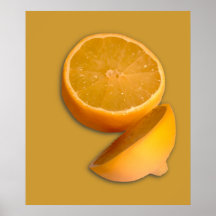 Cut Lemon Print