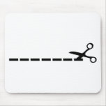 cut scissors icon mouse pads