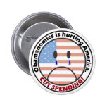 Cut Spending - Listen to the People!! Pinback Buttons
