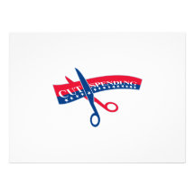 Cut Spending Scissors Cutting Bill Announcements