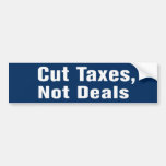Cut Taxes AntiObama Bumper Sticker