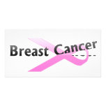 cut the cancer photo greeting card