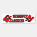 Cut them out and Have 2 Stickers Bumper Sticker
