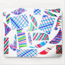 Cut ups mouse pad