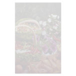 Cut watermelon fruit basket with flowers custom stationery