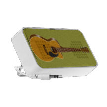 Cutaway Acoustic Guitar Notebook Speakers