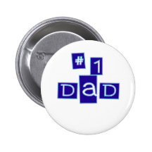 Cute, "#1 Dad" Pins
