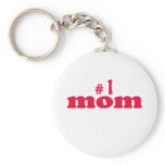 Cute, "#1 Mom" Keychain