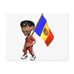 Cute 3D Andorra Postcard