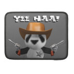 Cute 3d Baby Panda Sheriff Sleeve For MacBooks