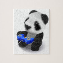 Cute 3d Baby Panda Videogames Puzzles