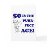Cute 50th Birthday Present Greeting Cards