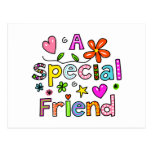 Cute A Special Friend Greeting Text Expression Postcards