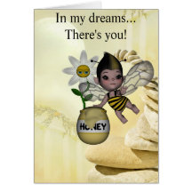 Cute Adorable Baby Bumble Bee Honey Card