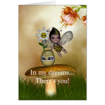 Cute Adorable Baby Bumble Bee Honey Cards