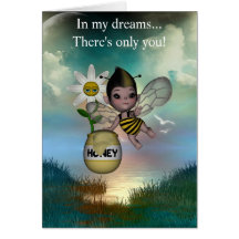 Cute Adorable Baby Bumble Bee Honey Cards