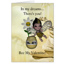 Cute Adorable Baby Bumble Bee Honey Cards