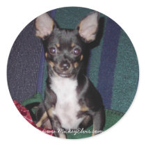 Cute & Adorable MickeyElvis Round Sticker