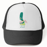 Cute Alien Heart Trucker Hats