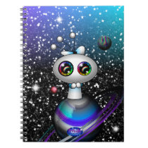 Cute alien notebook notebooks