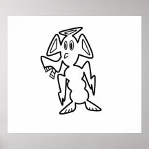 Cute alien print