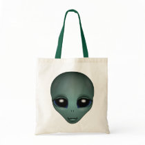 Cute Alien Tote Bags & Cute Alien Grocery Bag