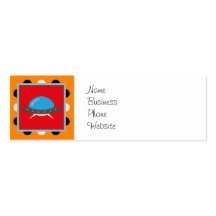 Cute Alien UFO Space Ship Unique Kids Gifts Business Card Templates