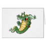 Cute Alligator Cartoon Greeting Card