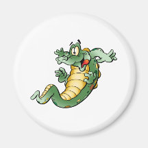 Cute Alligator Cartoon Magnets