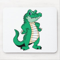 Cute Alligator  Mouse Pads