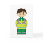 Cute Ambulance Man Card