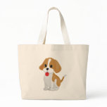 Cute and Cuddly Puppy Tote Bag
