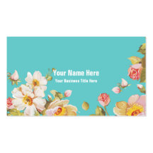 Cute and Dainty Shrub Roses Business Card
