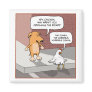 Cute and funny Dog and Chicken magnet