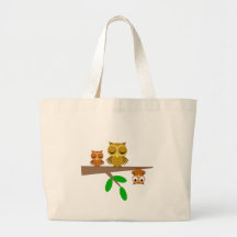 cute and funny owls bags