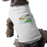 cute and happy bumble bee trio pet shirt