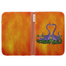 Cute and Romantic Dinosaurs Case For Kindle