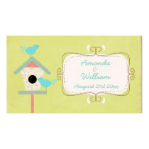 Cute And Shabby Wedding Favour Tags Business Card