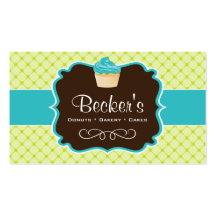 Cute and Whimsical Cupcake Business Card