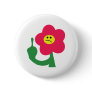 cute angry flower fuck you pinback buttons